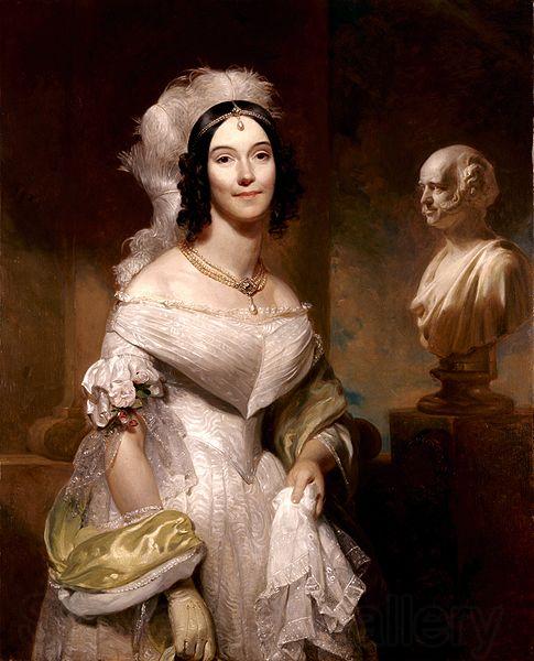 Inman Henry Portrait of Angelica Singleton Van Buren Norge oil painting art
